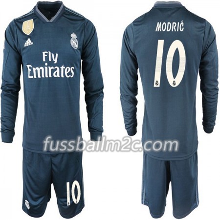Fußballtrikots Real Madrid MODRIC 10 Kinder Auswärts Trikotsatz 2018-2019 Langarm Fußballtrikots Real Madrid MODRIC 10 Kinder Auswärts Trikotsatz 2018-2019 Langarm